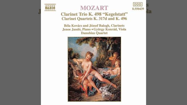 Piano Trio No. 1 in G Major, K. 496 (arr. for clarinet and string trio) : I. Allegro смотреть онлайн