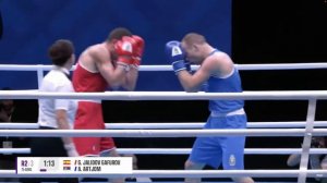 Artjom Agejev (SRB) vs. Gazimagomed Jalidov (ESP) European Boxing Championships 2022 (80kg)