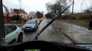 Работа на городском автобусе. Маршрут 24. Ужгород.