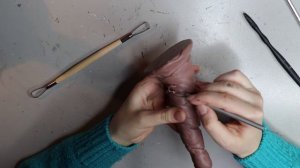 Sculpting a Unicorn Horn With Monster Clay