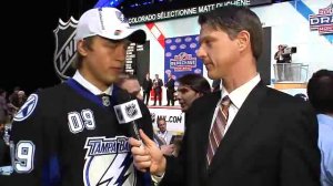 NHL Draft 2009- #2 Victor Hedman- Tampa Bay Lightning Interview