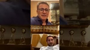 Divertentissima diretta di Fabio Cannavaro con Francesco Totti