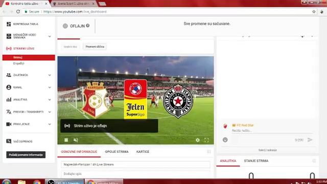 Napredak - Partizan Live Stream 14:00h смотреть онлайн