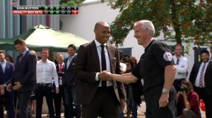 Thierry Henry & Niall Quinn attempt the infamous Henry/Pires penalty