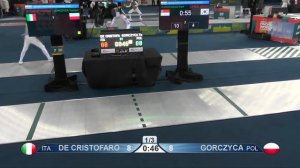 2022 238 T32 10 M F Individual Dubai UAE WCH 7 GORCZYKA POL vs DE CHRISTOFARO ITA