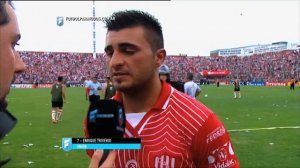 Triverio: "Era importante empezar ganando". Unión 1 - Huracán 0. Fecha 1. FPT.