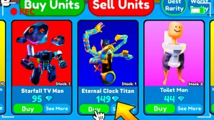 😱ЭТО СЕКРЕТНЫЙ БАГ МАРКЕТПЛЕЙСА НА НОВЫХ ЮНИТОВ ИЗ *Reward Обновления* В Toilet Tower Defense!