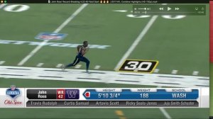 Fastest 40 Yard Dash John Ross 4.22 Breakdown | Performance Lab