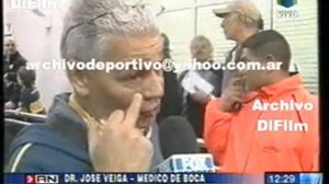 DiFilm - Brutal agresion de Gaston Sessa contra Rodrigo Palacio 2007