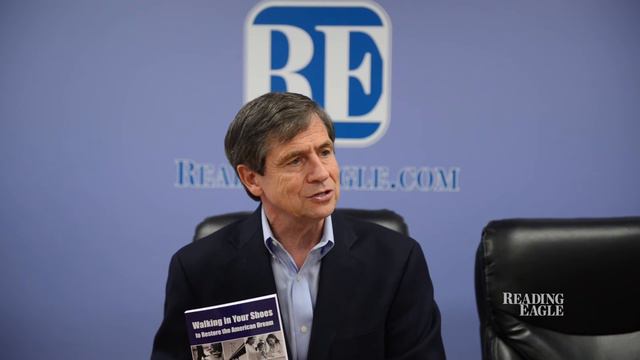 Joe Sestak visits the Reading Eagle