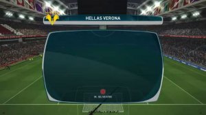 goal Antonín Barák - Verona vs AS Roma 1-1 PES 2017