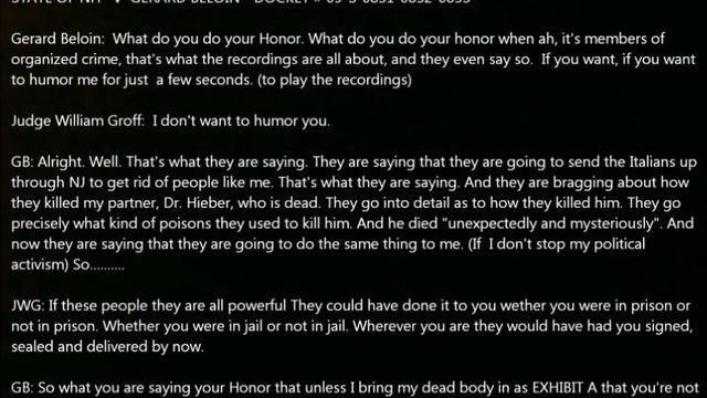 2009-06-22 - JUDGE GROFF RIDICULING DEATH THREATS BECAUSE GB IS STILL ALIVE wmv смотреть онлайн