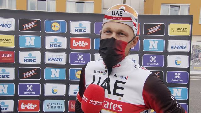 Matteo Trentin - Interview at the finish - De Brabantse Pijl 2021 смотреть онлайн