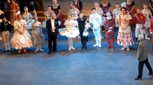 Curtain Call in Cinderella with Marcelo Gomes, Gillian Murphy & Julie Kent 03.28.15