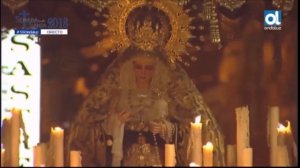 Virgen de las Lágrimas en la Cuesta del Rosario (Jueves Santo 2018)