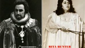 G. VERDI. "IL TROVATORE" (COME ALBEGGI LA SCURE ..) F. BORDONI /R. HUNTER.