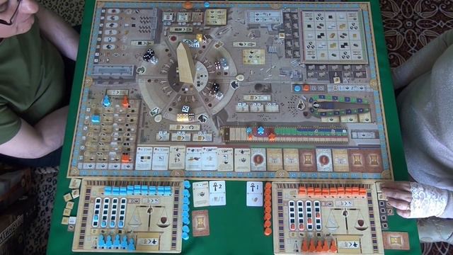 366 Техену Обелиск Солнца - играем в настольную игру. Tekhenu: Obelisk of the Sun board game. смотреть онлайн