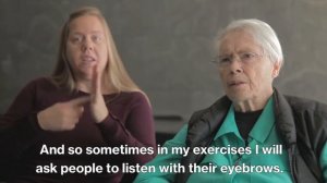 Pauline Oliveros | Video in American Sign Language (ASL)