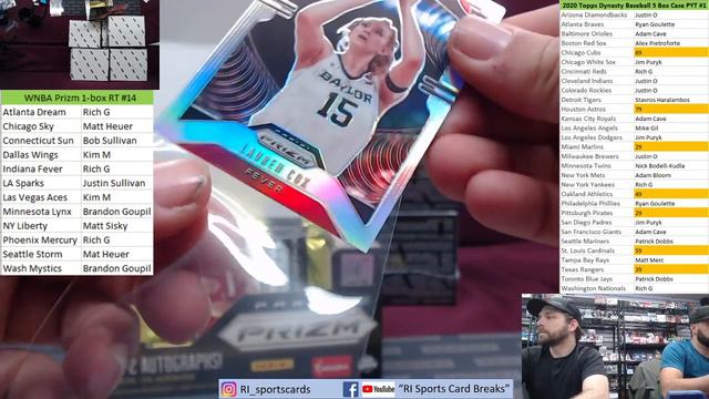 2020 WNBA Prizm 1 Box Random Teams #14 смотреть онлайн