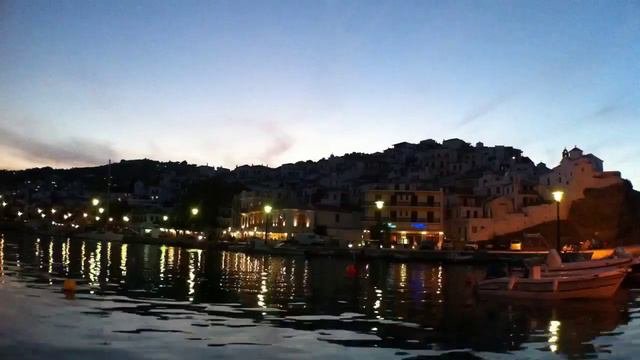 Sunset View Of Skopelos Harbour