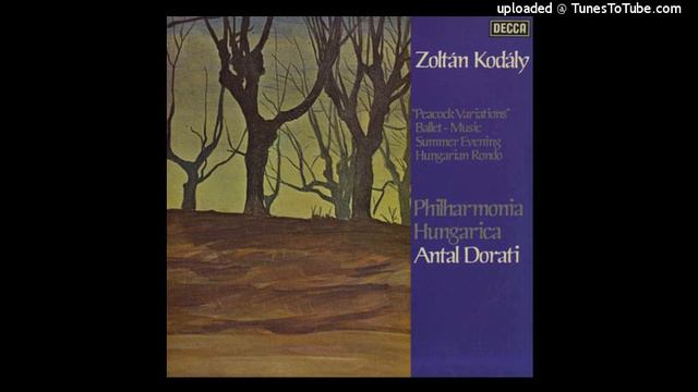 Zoltán Kodály : Old Hungarian Soldiers songs Hungarian Rondo for orchestra 1917
