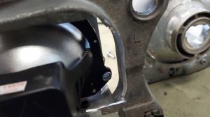 Infiniti EX25 установка Biled Statlight A4 в адаптив