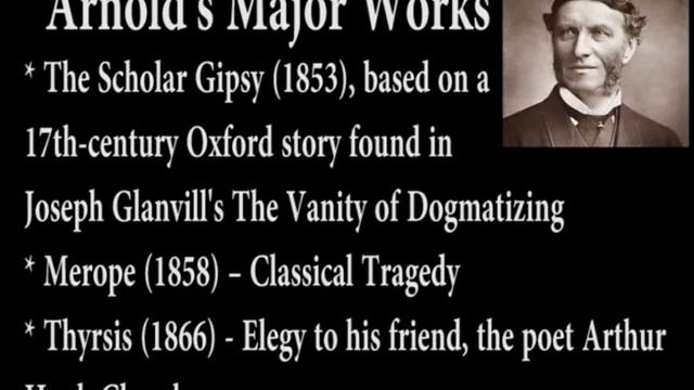 Matthew Arnold - Biography  NTA UGC NET English Preparation