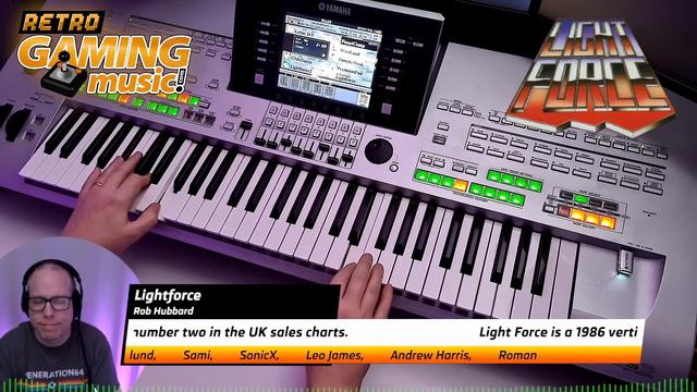 Rob Hubbard's Lightforce played by ear! смотреть онлайн
