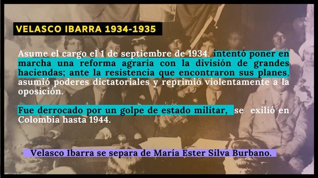 Velasco Cronológico: primera presidencia de 1934 a 1935 смотреть онлайн