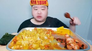 직접 만든 스팸 카레 라이스 리얼사운드 먹방 Curry rice ASMR MUKBANG Eating Sound