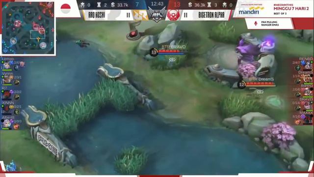 XINN IS BACK!!! RRQ VS BTR  MATCH 1 MPL ID  S6 WEEK 7