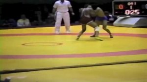 1987 Senior European Championships: 82 kg Vladimir Modosian (USSR) vs. Jouni Ilomaeka (FIN)