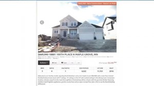 Search custom home properties in Maple Grove MN