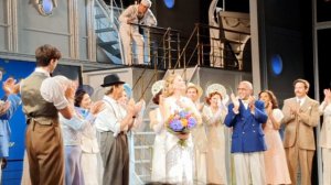 Sutton Foster last Anything Goes at The Barbican curtain call 10.10.21