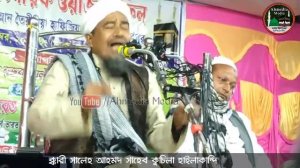 Maulana Salah Ahmed Sahab Hailakandi// Bangla waz//Ahmedia Media YouTube channel