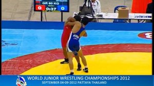 WORLD JUNIOR WRESTLING CHAMPIONSHIPS 2012_IND VS JPN