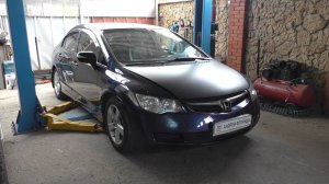 Снятие и установка коробки передач МКПП на Honda Civic 1,8 Хонда Цивик 2007 года 1часть