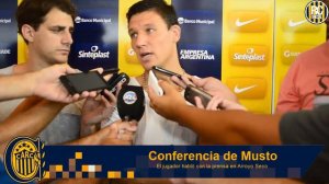 Conferencia de Prensa de Damián Musto en la pretemporada