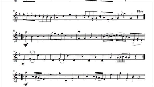 34.Gossec Gavotte for violin смотреть онлайн