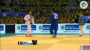 Judo 2013 World Championship Rio de Janeiro: Schmitt (FRA) - Otgonbaatar (MGL) [-81kg] bronze