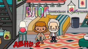 Тока Бока - Приехала к бабушке с дедушкой. День 2 // Моя жизнь //