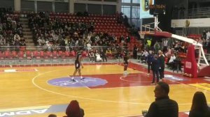 Igokea - Partizan: Bruno Kaboklo na zagrevanju