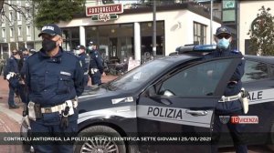 CONTROLLI ANTIDROGA, LA POLIZIA LOCALE IDENTIFICA SETTE GIOVANI | 25/03/2021