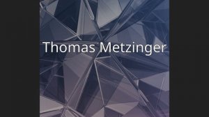 Thomas Metzinger