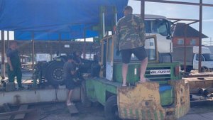 Правка рамы тягача после опрокидывания полуприцепа