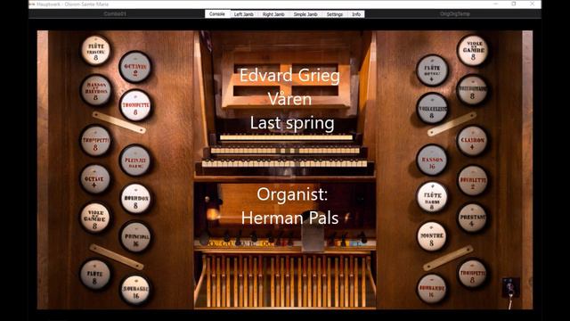 Edvard Grieg Last spring Cloister book 6 Hauptwerk Oloron