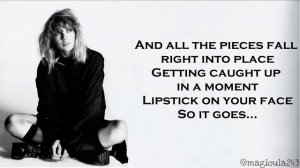 Taylor Swift - So It Goes... (Lyrics)