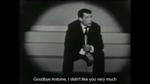 Le moribond - Jacques Brel - 1961 - Live with English Subtitles