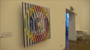 Yaacov Agam Amazing  art - demonstration while moving, Museum in Rishon Letzion - יעקב אגם