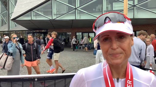 Camilla Pedersen 70.3 podium - 4 måneder efter hun blev mor!